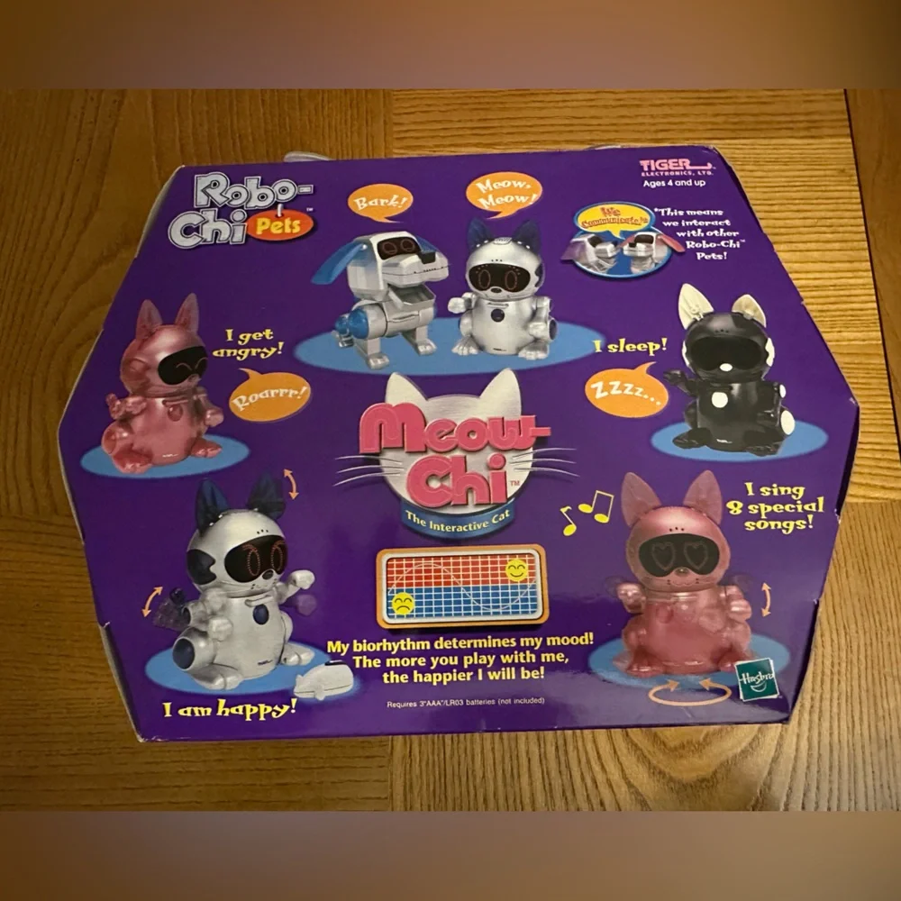 NIB TIGER Interactive MEOW CHI Electronic Toy VINTAGE - Picture 2 of 2